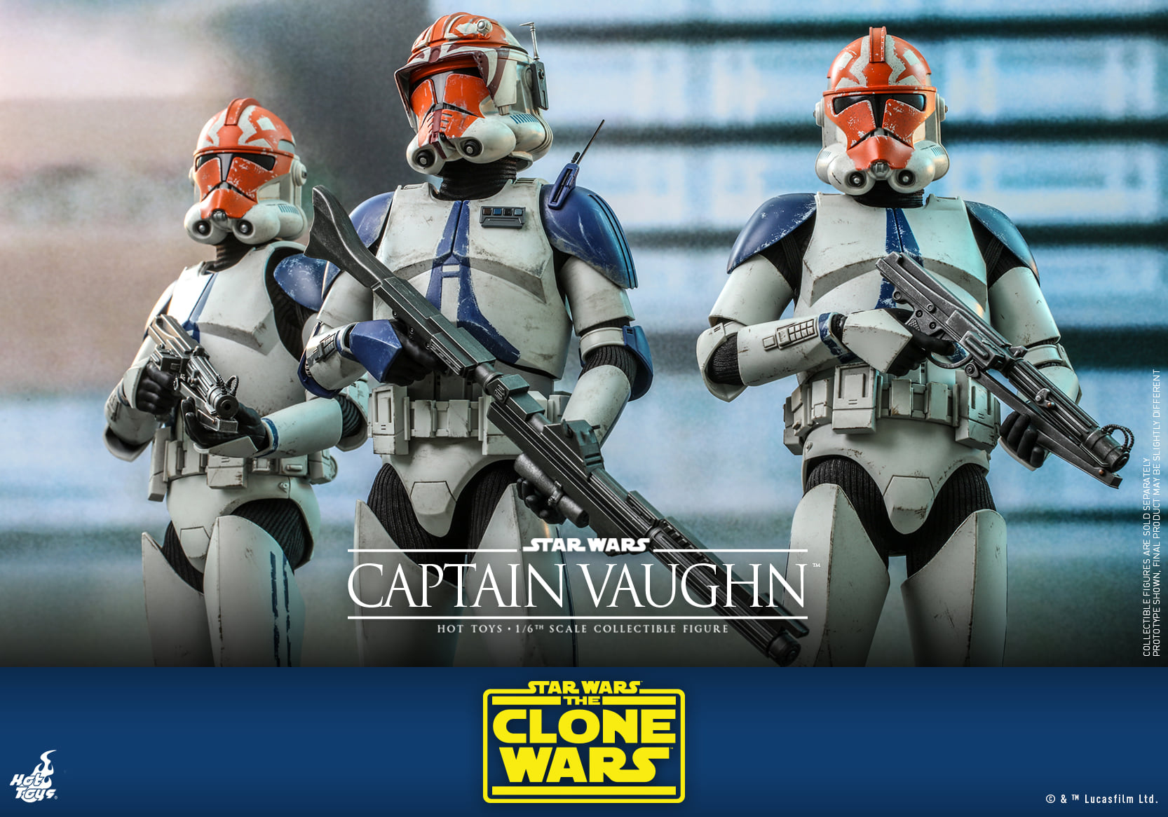 Hot Toys TMS065 1/6 Star Wars: The Clone Wars™ - Captain Vaughn™
