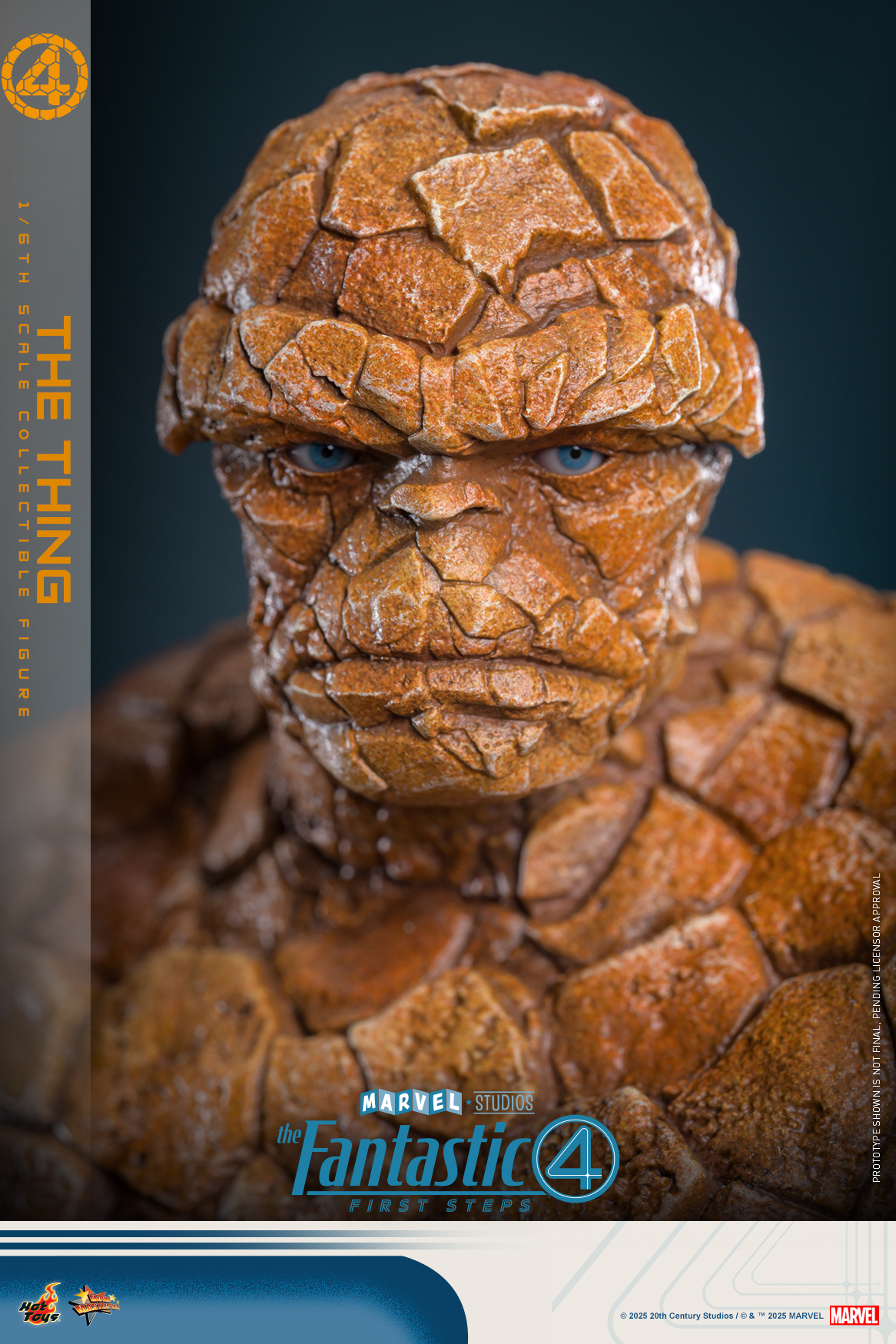 25/08/2568 Hot Toys MMS813 The Fantastic Four: First Steps - The Thing