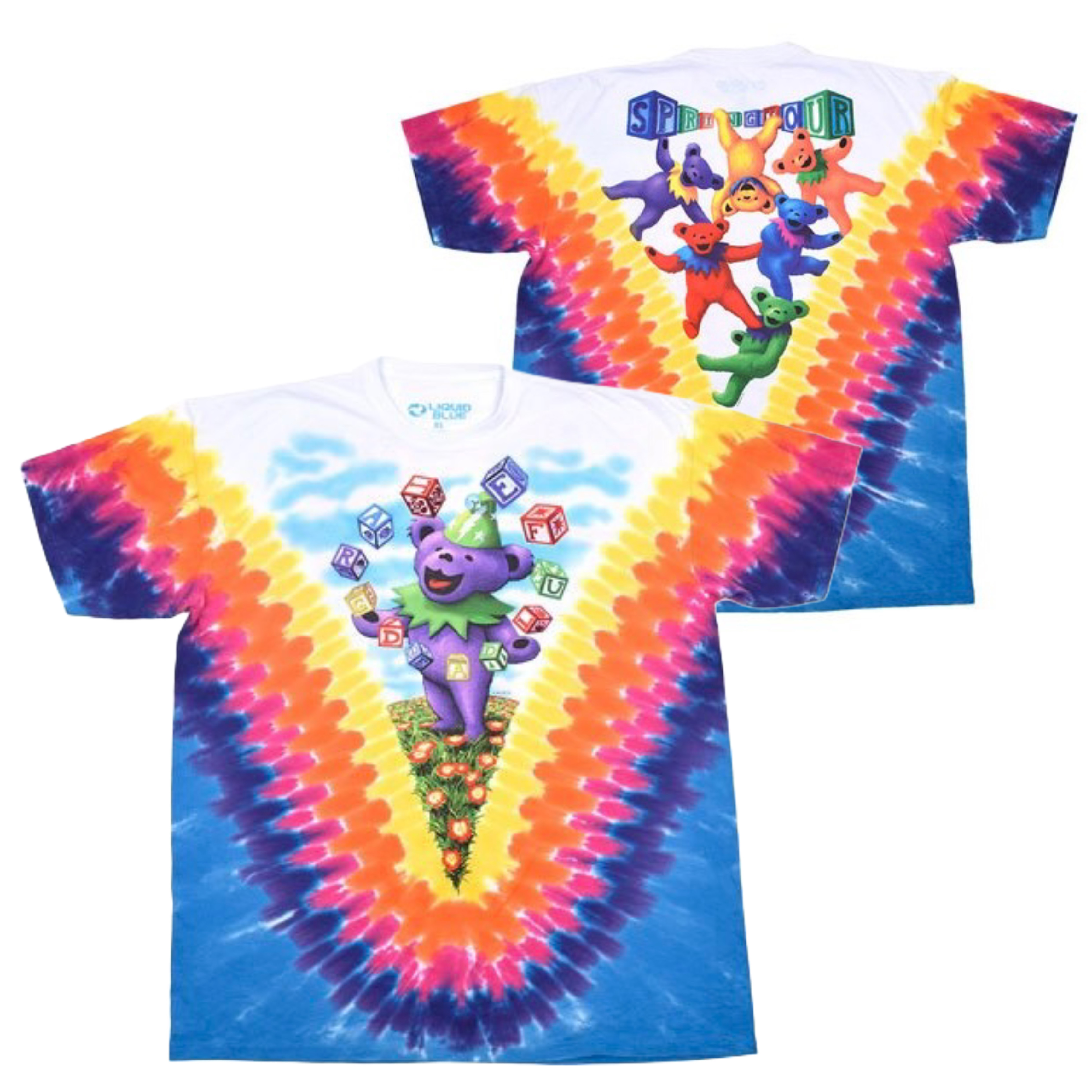 🇺🇸[PREORDER] เสื้อวง GRATEFUL DEAD T-SHIRT รวมลายสุดฮิต ลิขสิทธิ์แท้ LIQUID BLUE จาก USA