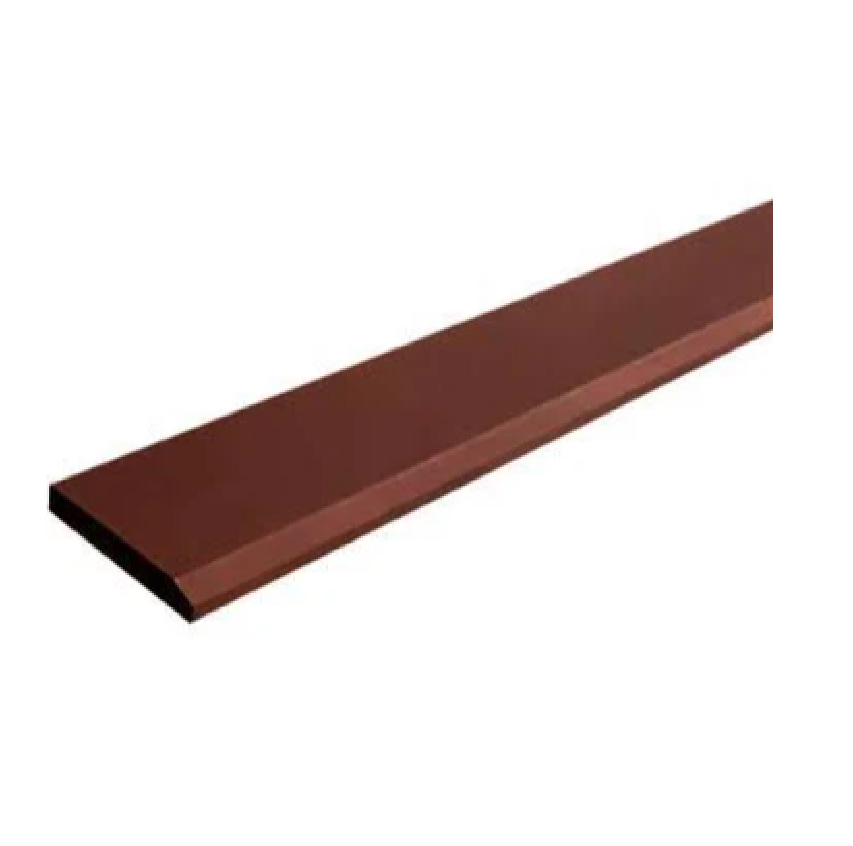 ไม้เชิงชาย หน้า 6 นิ้ว 16 มม. CONWOOD รุ่น ลายเสี้ยน ขนาด 15 x 305 x 1.6 ซม. สีมะฮอกกานี