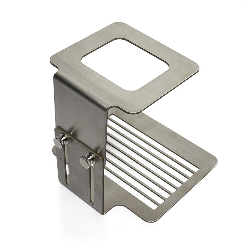 Drip cup holder, stainless steel, height-adjustable