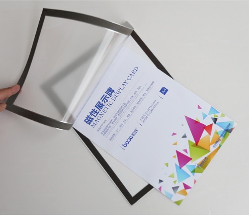 กรอบใส่ภาพ เฟรมใส่ภาพ พร้อมแถบแม่เหล็ก เปลี่ยนภาพง่าย ติดกระจกได้ ขนาด A4,A3 และA2