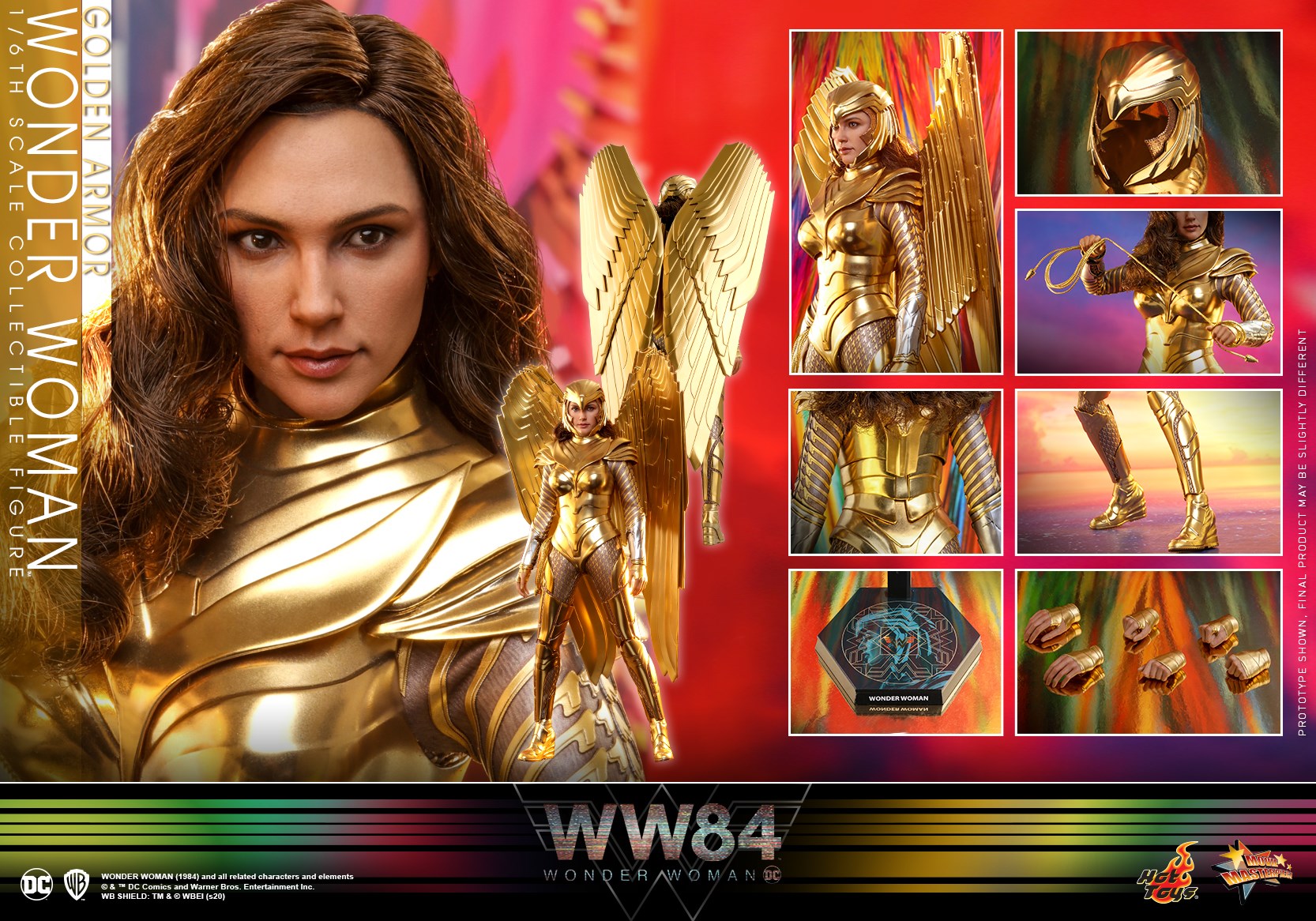 Hot Toys MMS577 Wonder Woman 1984 - Golden Armor Wonder Woman
