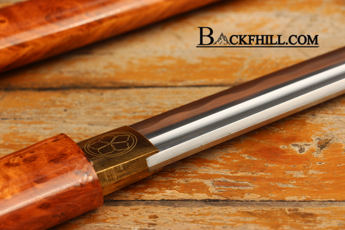 ดาบคาตานะ ดาบซามูไร KAWASHIMA STEEL. ขนาดความยาวรวม 40 นิ้ว