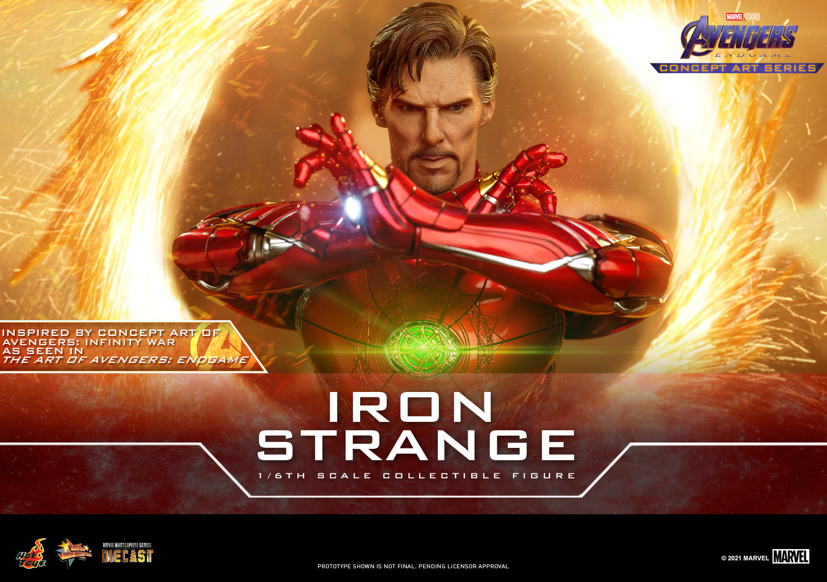 Hot Toys MMS606D41 1/6 Avengers: Endgame (Concept Art Series) - Iron Strange