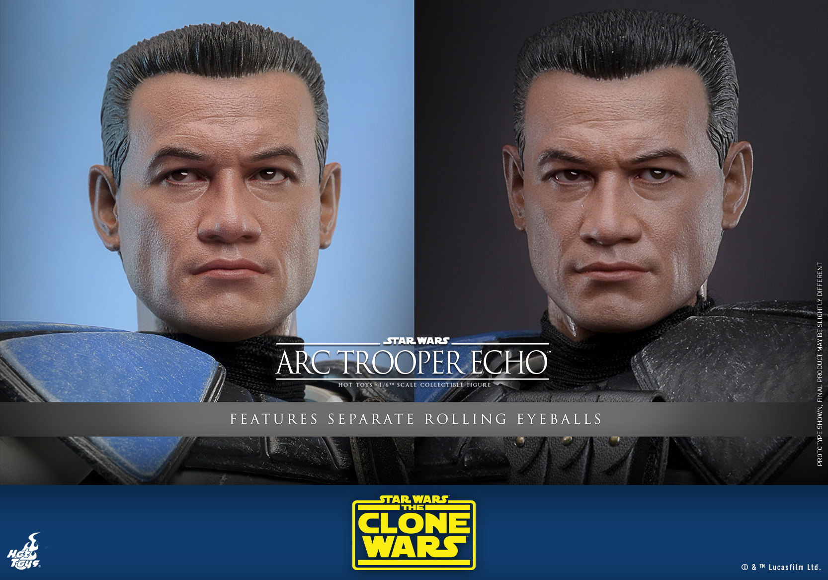 Hot Toys TMS133 Star Wars: The Clone Wars - Arc Trooper Echo