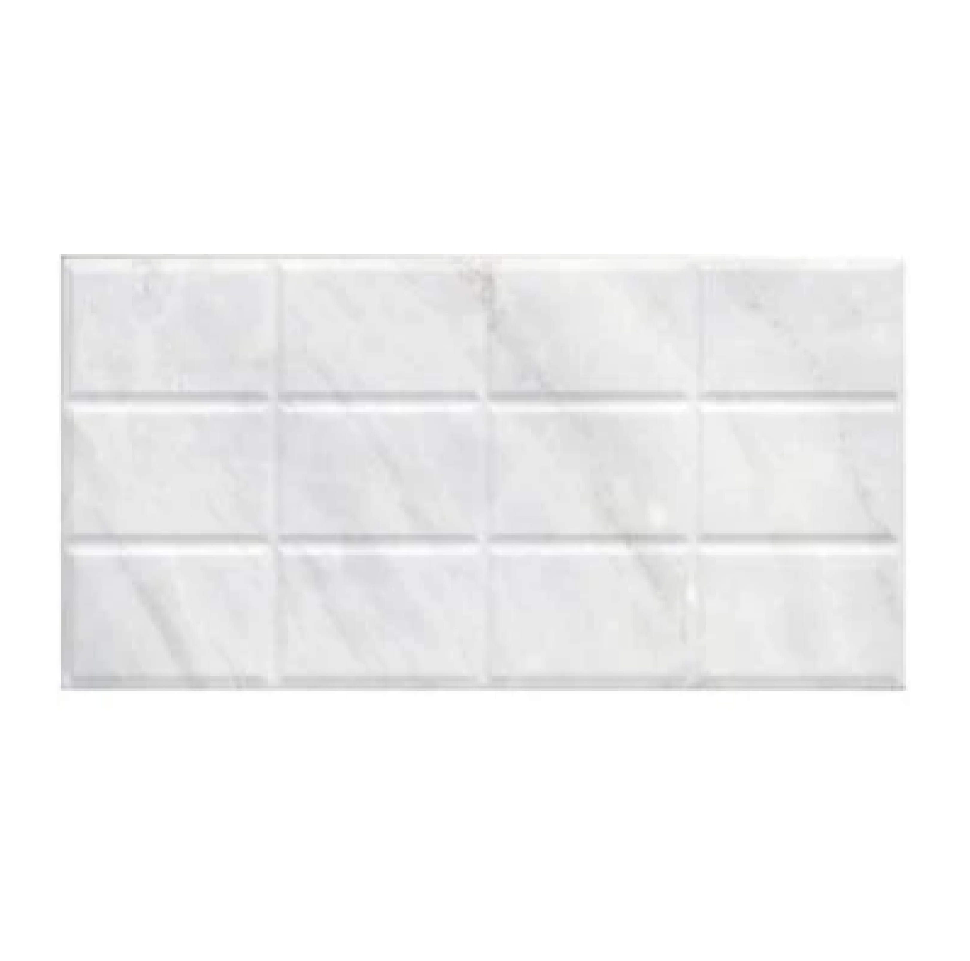 กระเบื้องผนัง COTTO รุ่น ลักซอร์ คิวบ์ ขนาด 30 x 60 ซม. (กล่อง 8 แผ่น) สีขาว Random