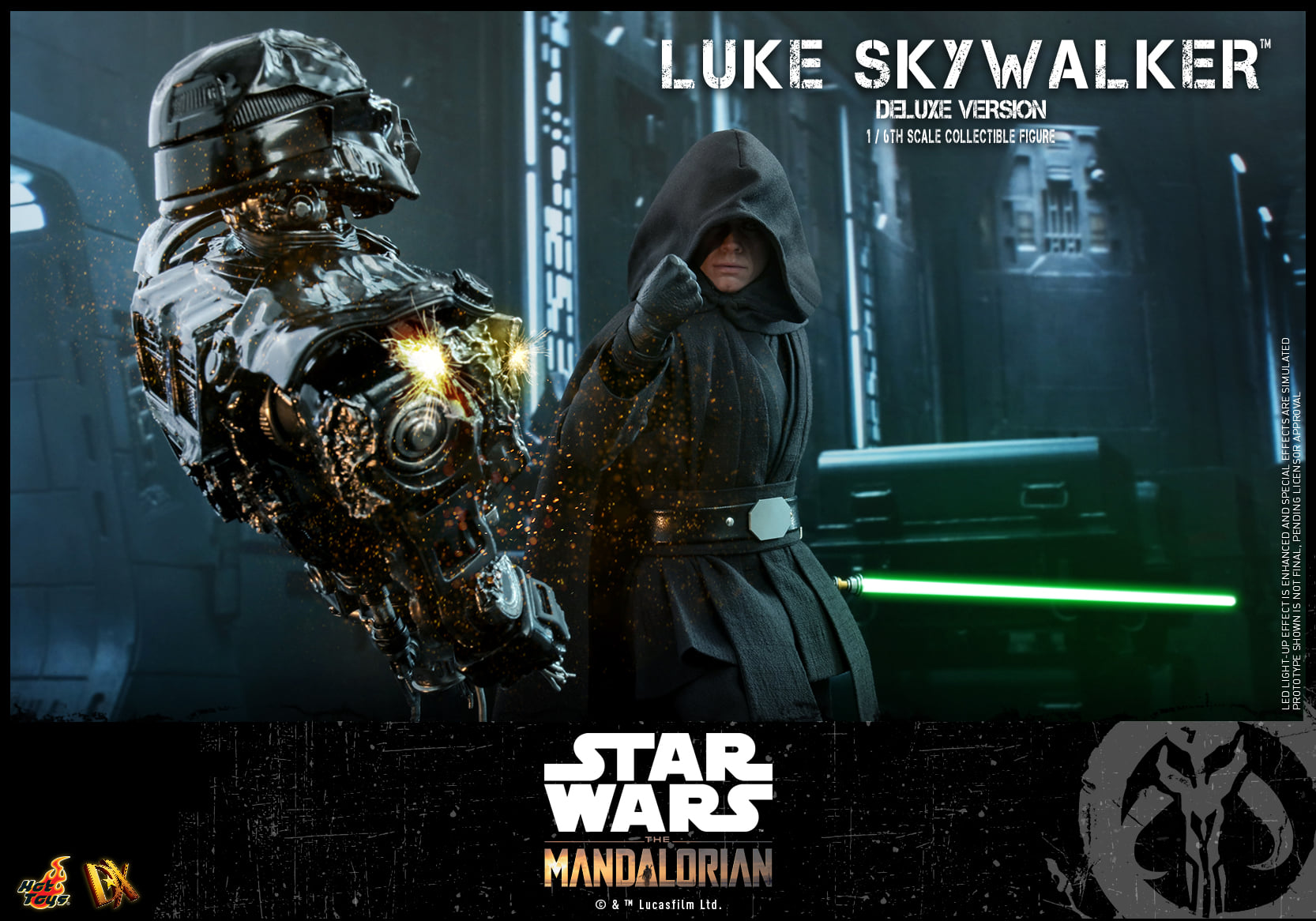 Hot Toys DX23 1/6 Star Wars: The Mandalorian™ - Luke Skywalker™ (Deluxe Version)