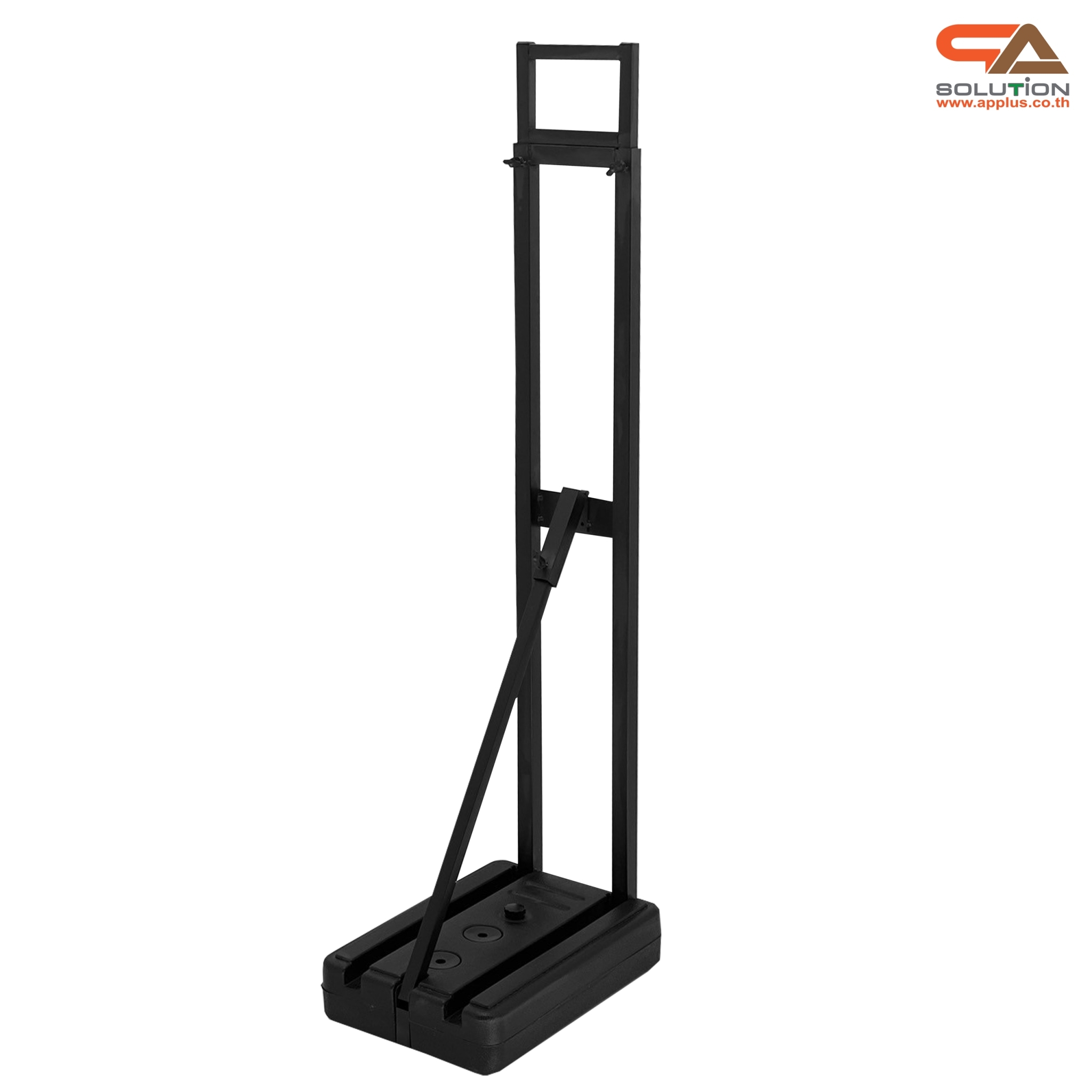 STANDY ขาตั้งสแตนดี้ รุ่นฐานน้ำ ขนาดสูง 100-180 cm. โครงเหล็ก ปรับระดับสูง-ต่ำได้ ฐานน้ำถ่วงน้ำหนัก ลดพัดไม่ล้ม ถอดประกอบได้