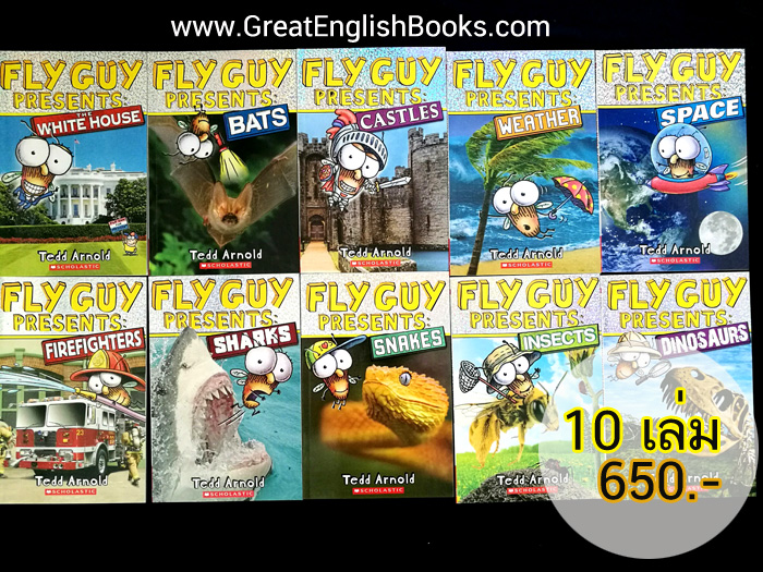 (In Stock) หนังสือภาษาอังกฤษเด็ก Fly Guy presents level 2 จาก Scholastic reader
