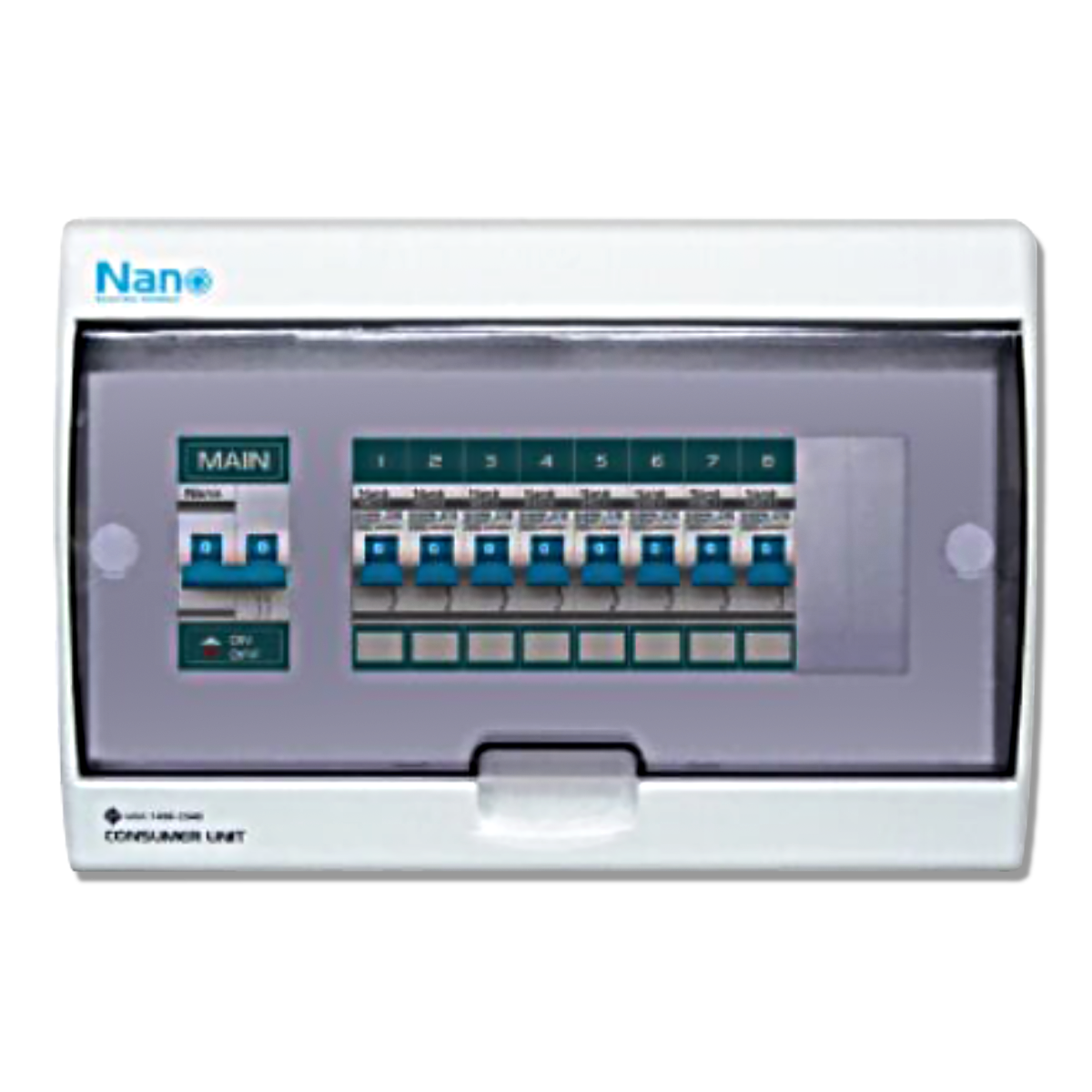NANO ตู้คอนซูมเมอร์ยูนิต เมน + 10 ช่อง + ลูกย่อย