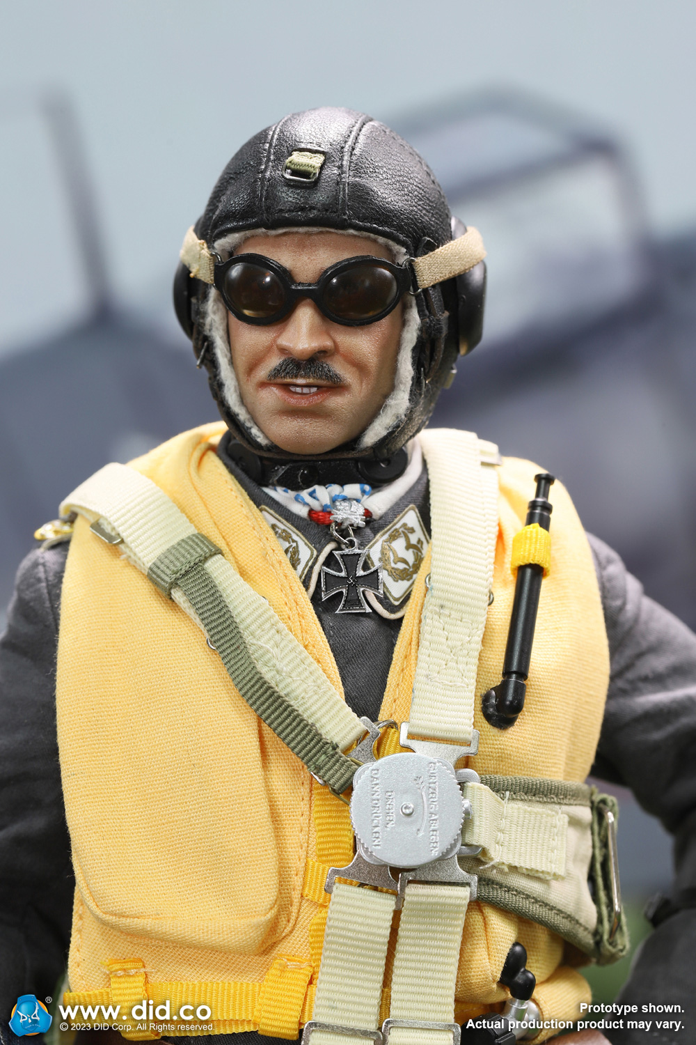 DID D80165 1/6 WWII German Luftwaffe Ace Pilot - Adolf Galland