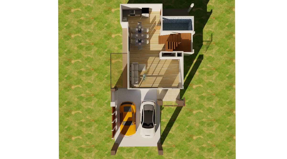 แบบบ้าน2ชั้น สไตล์โมเดิร์น