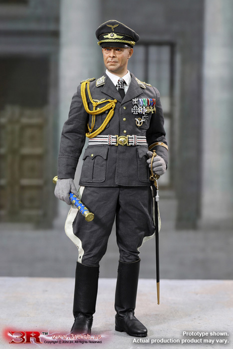 3R GM649 1/6 WWII German Luftwaffe Generalfeldmarschall - Albert Kesselring