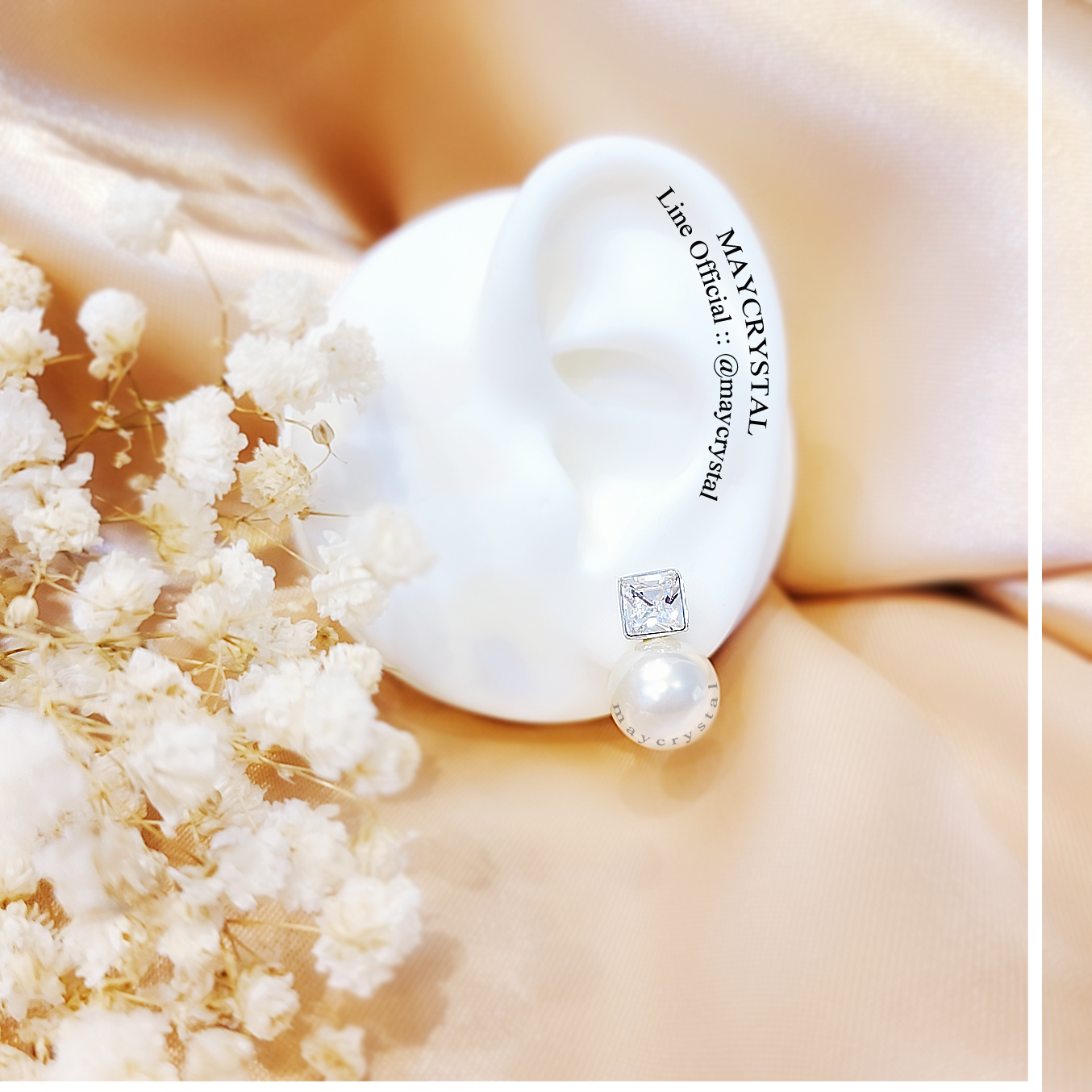 SALE ต่างหู ประดับเรือนคริสตัลจากยุโรป (Embellished with Crystals from Austria)