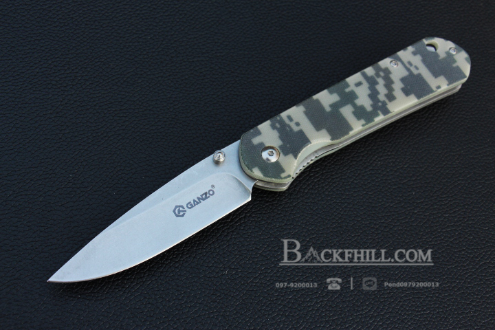 มีดพับ Ganzo กานโซ่ รุ่น G6801-CA / 9CR14 Steel / ของแท้ 100%