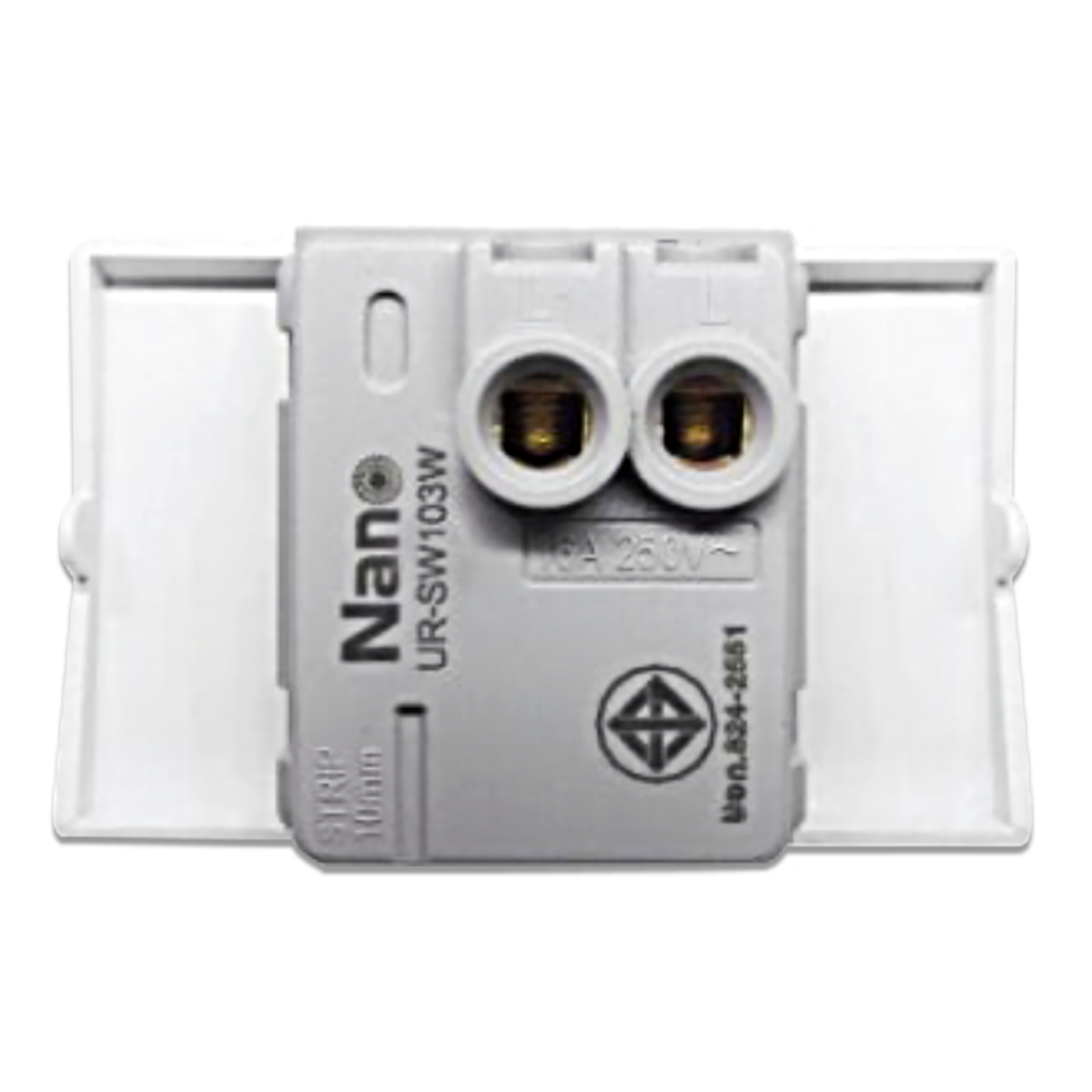 NANO สวิตช์ 1 ทาง 16A 250V ขนาด 3 ช่อง Urban series สีดำ รุ่น UR-SW103B (20 ชิ้น/กล่อง)