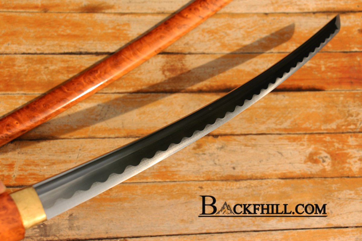 ดาบคาตานะ ดาบซามูไร KAWASHIMA STEEL. ขนาดความยาวรวม 40 นิ้ว