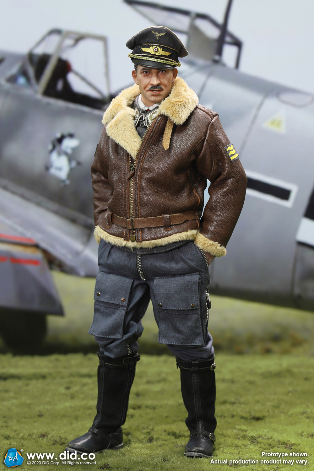 DID D80165 1/6 WWII German Luftwaffe Ace Pilot - Adolf Galland