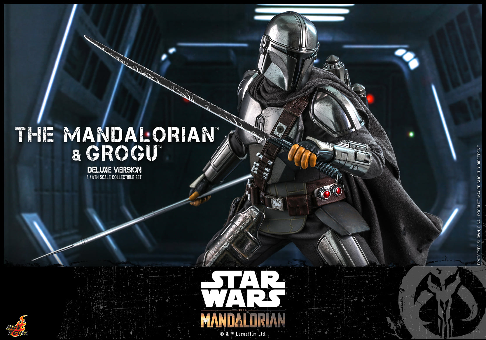 Hot Toys TMS052 1/6 Star Wars: The Mandalorian™ - The Mandalorian™ and Grogu™ (Deluxe Version)