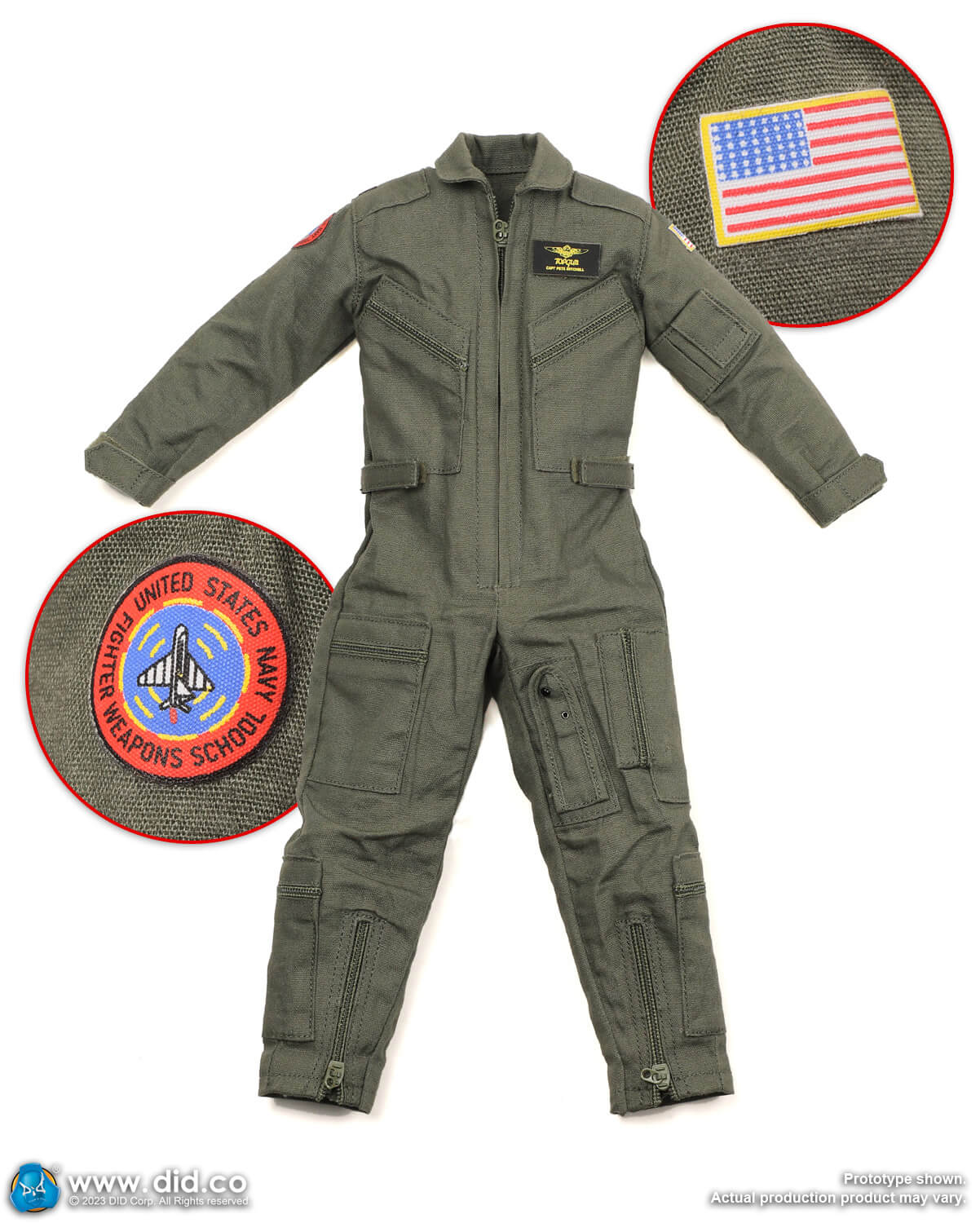 DID MA80170 1/6 The US Navy Fighter Weapons School Instructor F/A-18E Pilot – Captain Mitchell