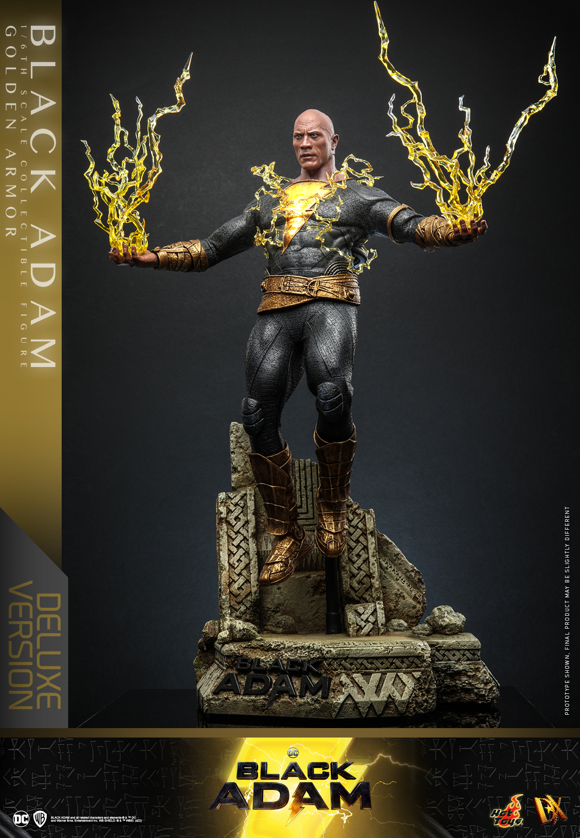 Hot Toys DX31 1/6 Black Adam - Black Adam [Golden Armor] (Deluxe Version)