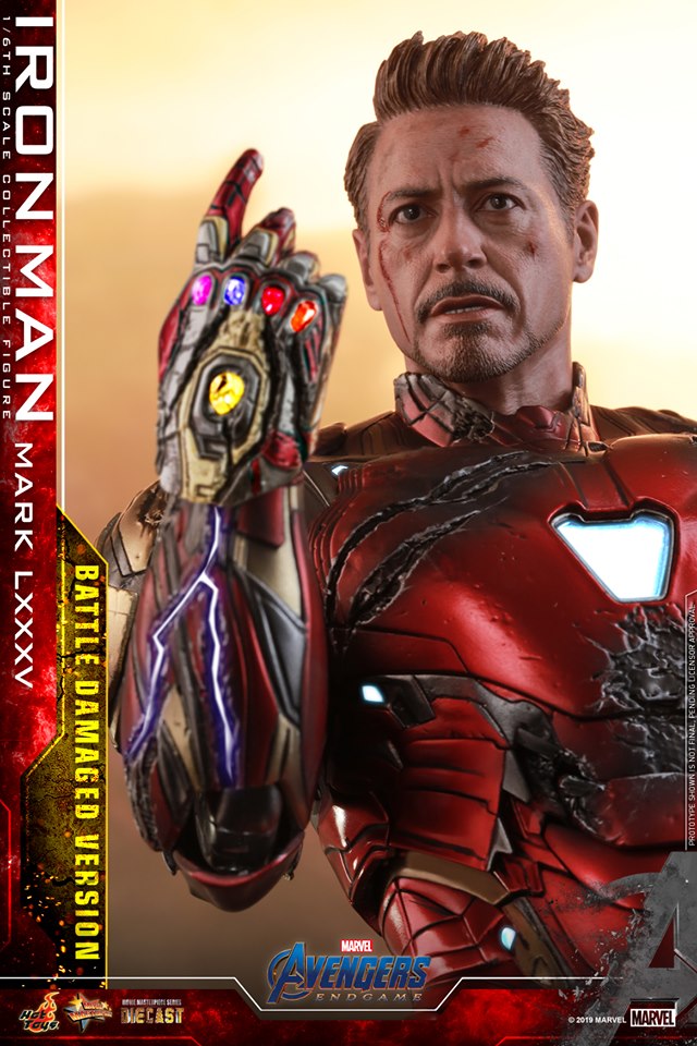 Hot Toys MMS543D33 Avengers: Endgame - Iron Man Mark LXXXV (Battle Damaged Version)