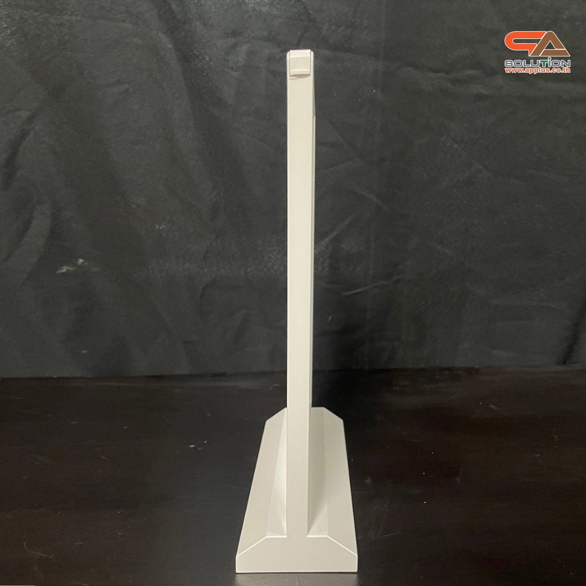 ป้ายตั้งโต๊ะ LED ขนาด A4 แนวตั้ง สีดำ และ สีขาว พร้อมสาย USB โชว์งานพิมพ์สองด้าน สอดงานพิมพ์ด้านบน