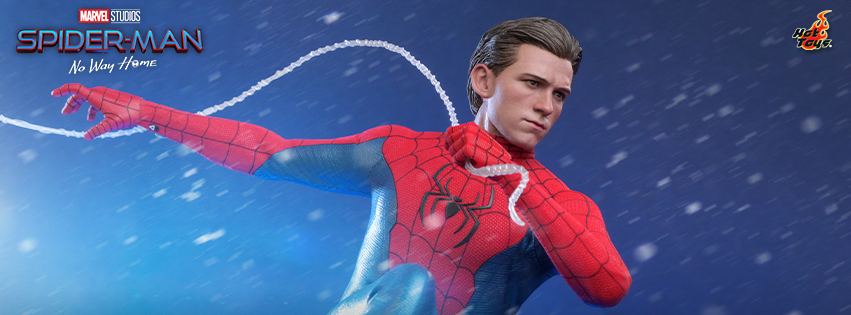 Hot Toys MMS680 1/6 Spider-Man: No Way Home - Spider-Man (New Red and Blue Suit) [Deluxe Version]
