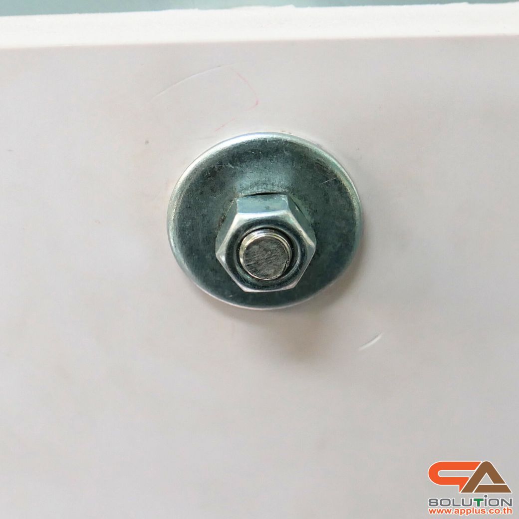 เกมส์วงล้อแม่เหล็กตั้งโต๊ะ ขนาดวงล้อ 50 ซม. สูง 61 ซม. วัสดุพลาสวูดสีขาว หนา 8-15 มม. ถอดประกอบได้