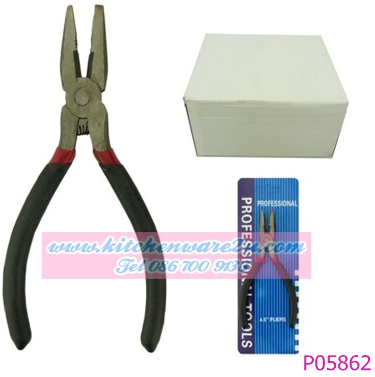 P05862 คีมปากจิ้งจก 4.5 นิ้ว HY140-11 (ราคาส่งต่อ 12 อัน ขายส่งทุกอย่าง 20 บาท)