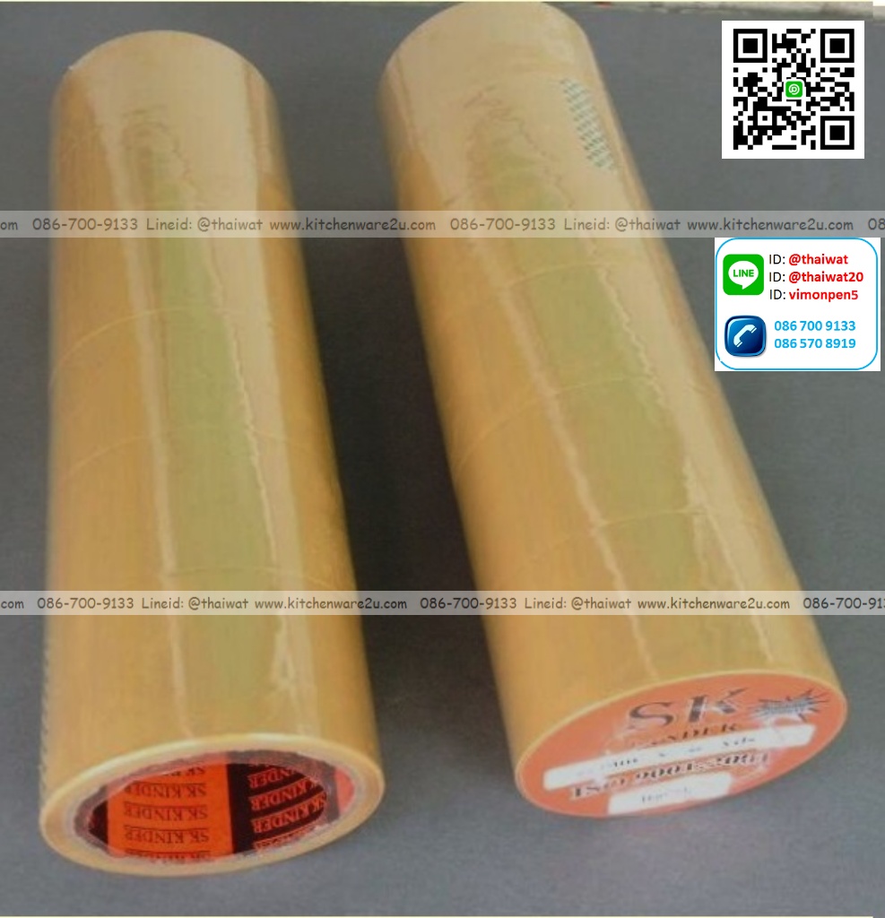 P01911 เทปสีน้ำตาล (180 บ/โหล เฉลี่ย 15 บาท )
