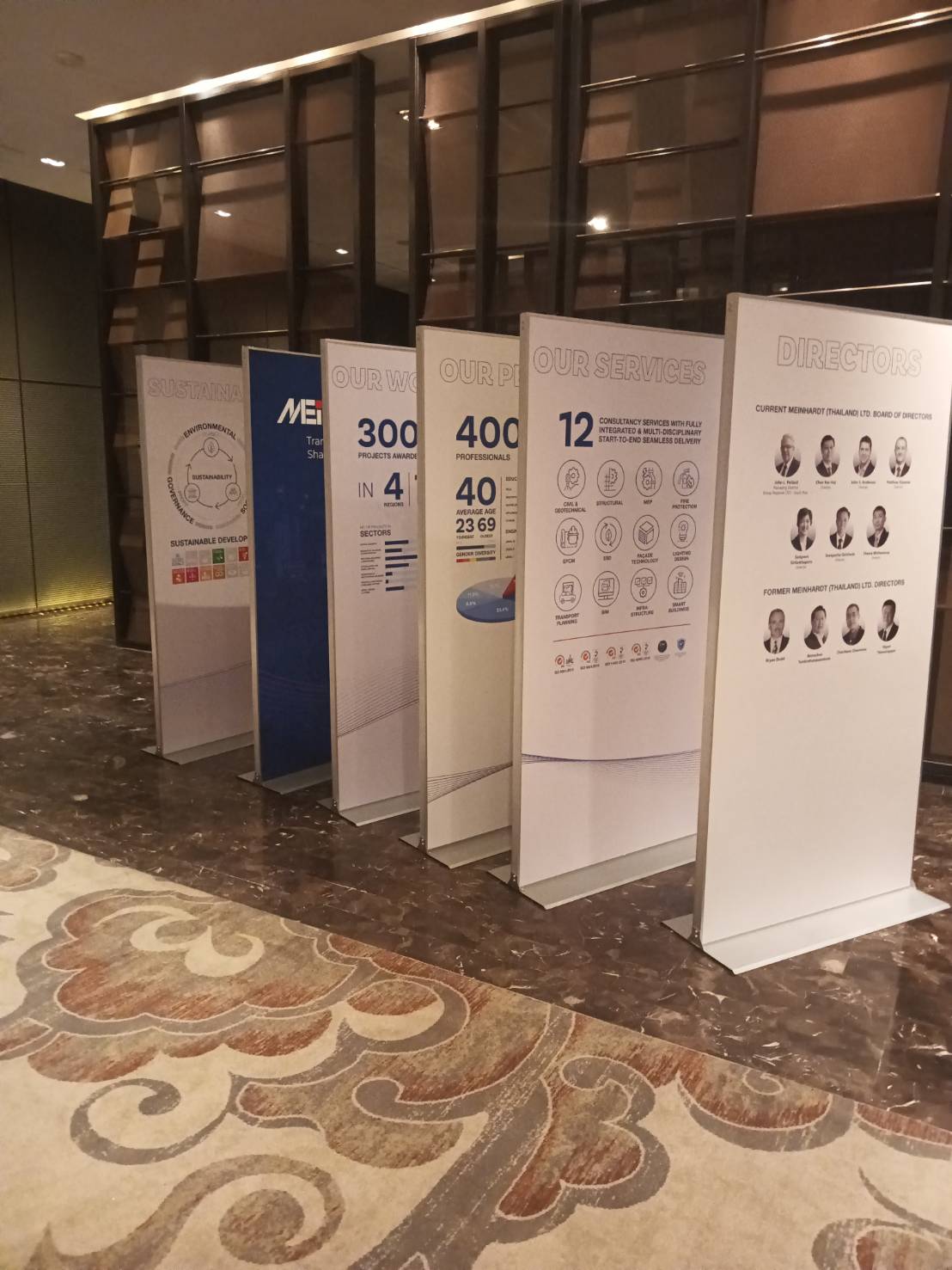 เช่าบอร์ดนิทรรศการ เช่าป้ายประชาสัมพันธ์ ขนาด 100x200 cm.โชว์งานพิมพ์ 2 ด้าน แข็งแรง มั่งคง พร้อมติดตั้งหน้างาน