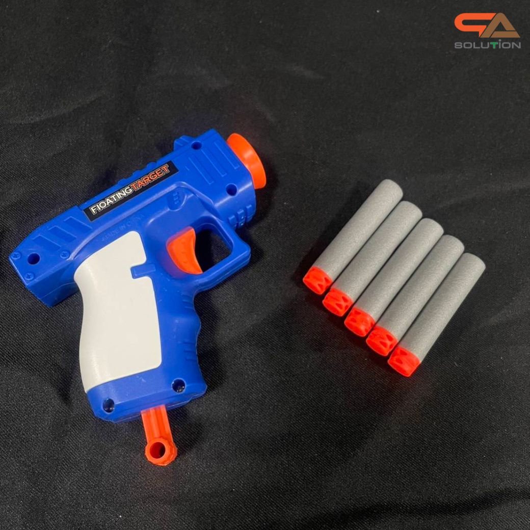 เกมส์ยิงเป้าตั้งโต๊ะ ขนาด (W)40 x (D)40 x (H)90 cm. พร้อมเป้านิ่ง 3 แผ่น 3 ชุด และปืนกระสุนโฟม 1 กระบอก