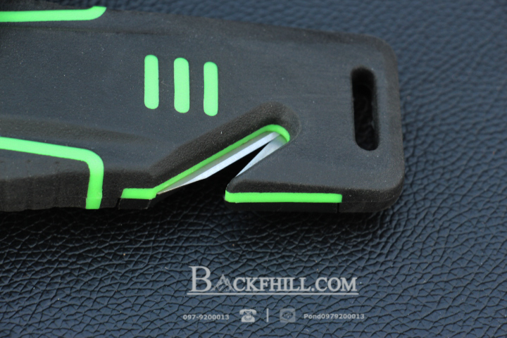 มีดเดินป่าใบตาย Ganzo Hunting Survival Knife กานโซ่ รุ่น G8012-LG ดำ-เขียว ของแท้ 100%