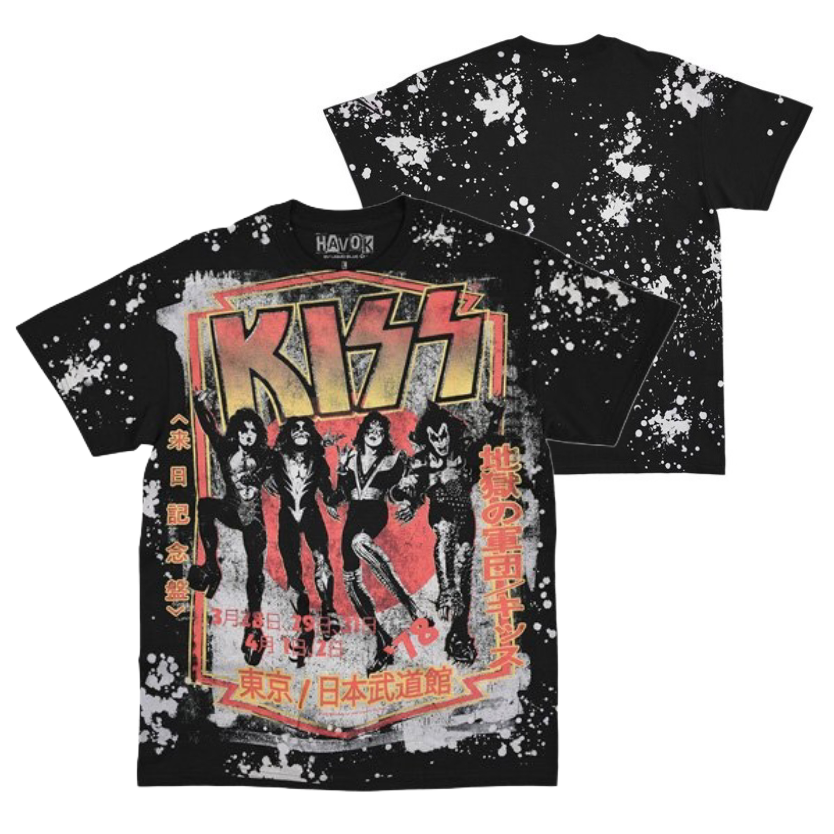 🇺🇸[PREORDER] เสื้อวง KISS T-SHIRT รวมลายสุดฮิต ลิขสิทธิ์แท้ LIQUID BLUE จาก USA