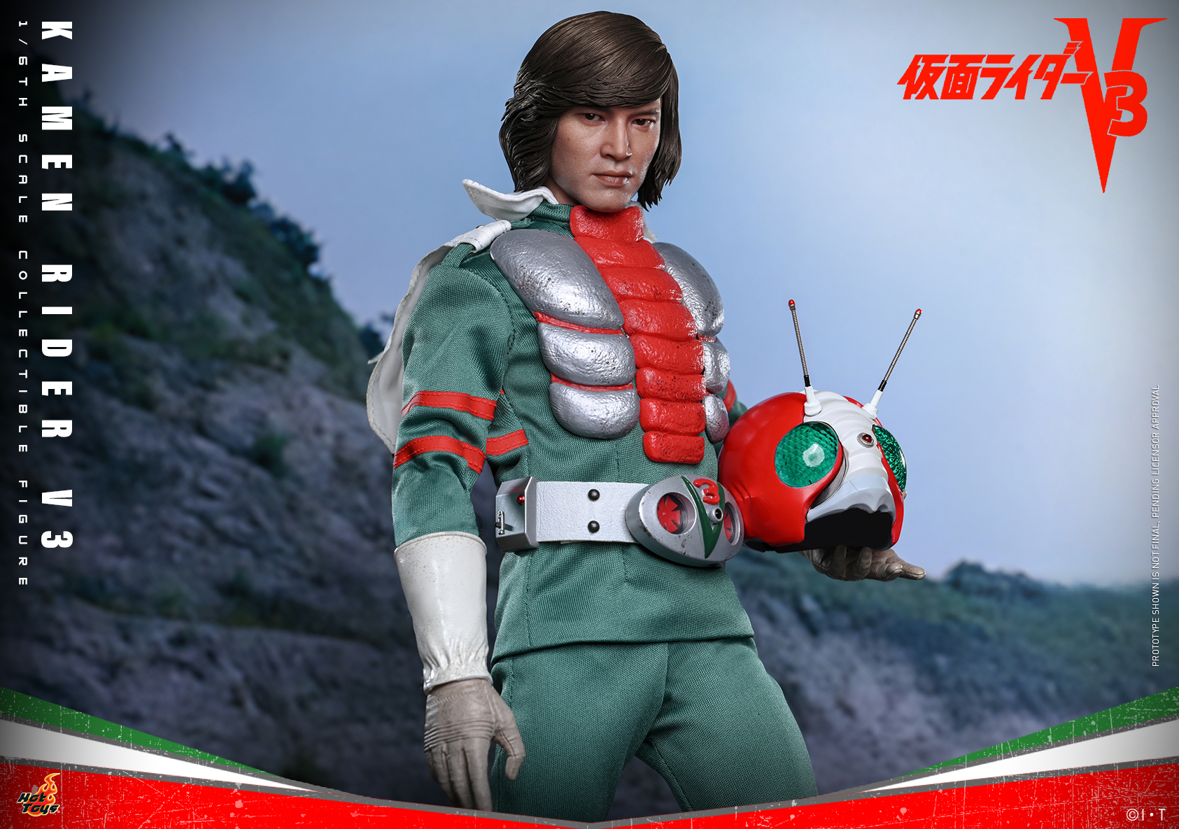 25/08/2568 Hot Toys TMS162 Kamen Rider V3 - Kamen Rider V3