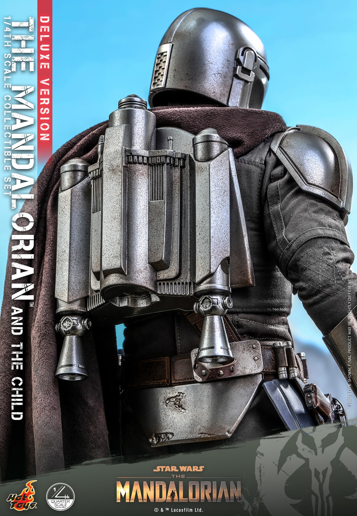 Hot Toys QS017 1/4 Star Wars™ The Mandalorian™ - The Mandalorian & The Child (Deluxe Version)