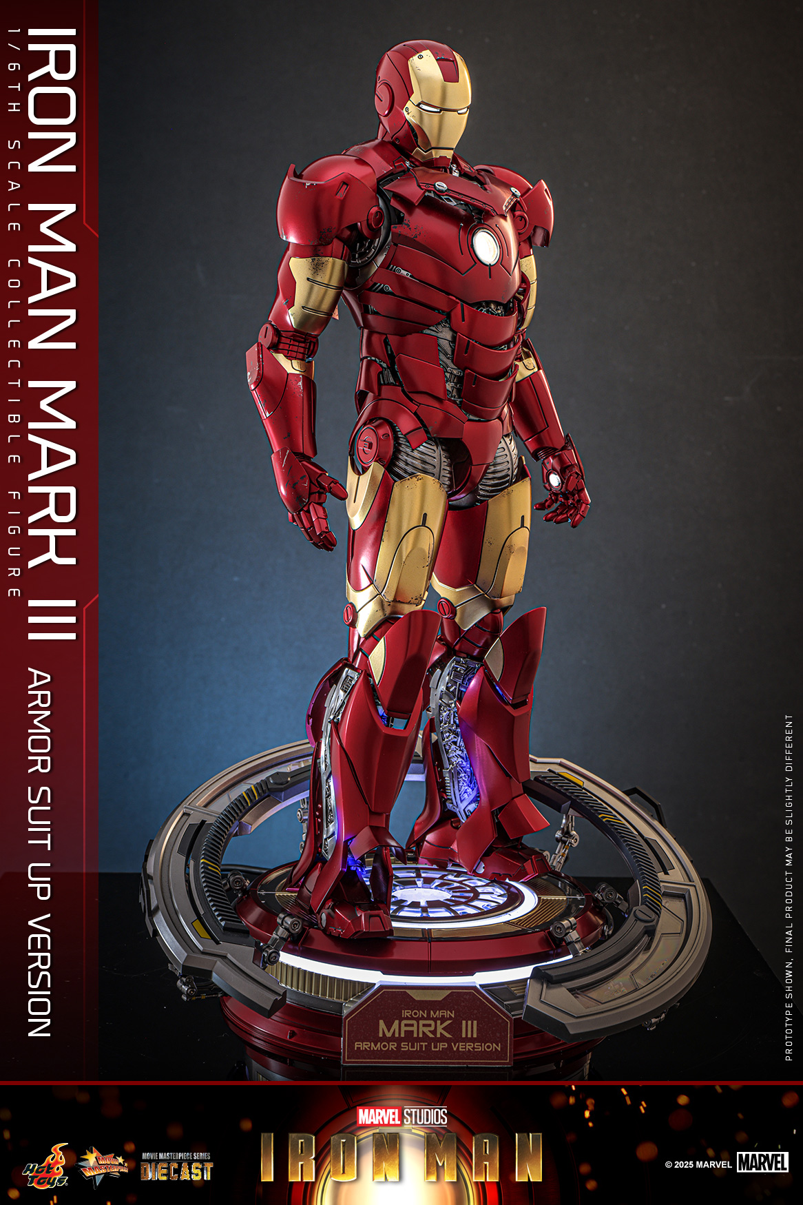 25/08/2568 Hot Toys MMS825D72 Iron Man - Iron Man Mark III (Armor Suit Up Version)