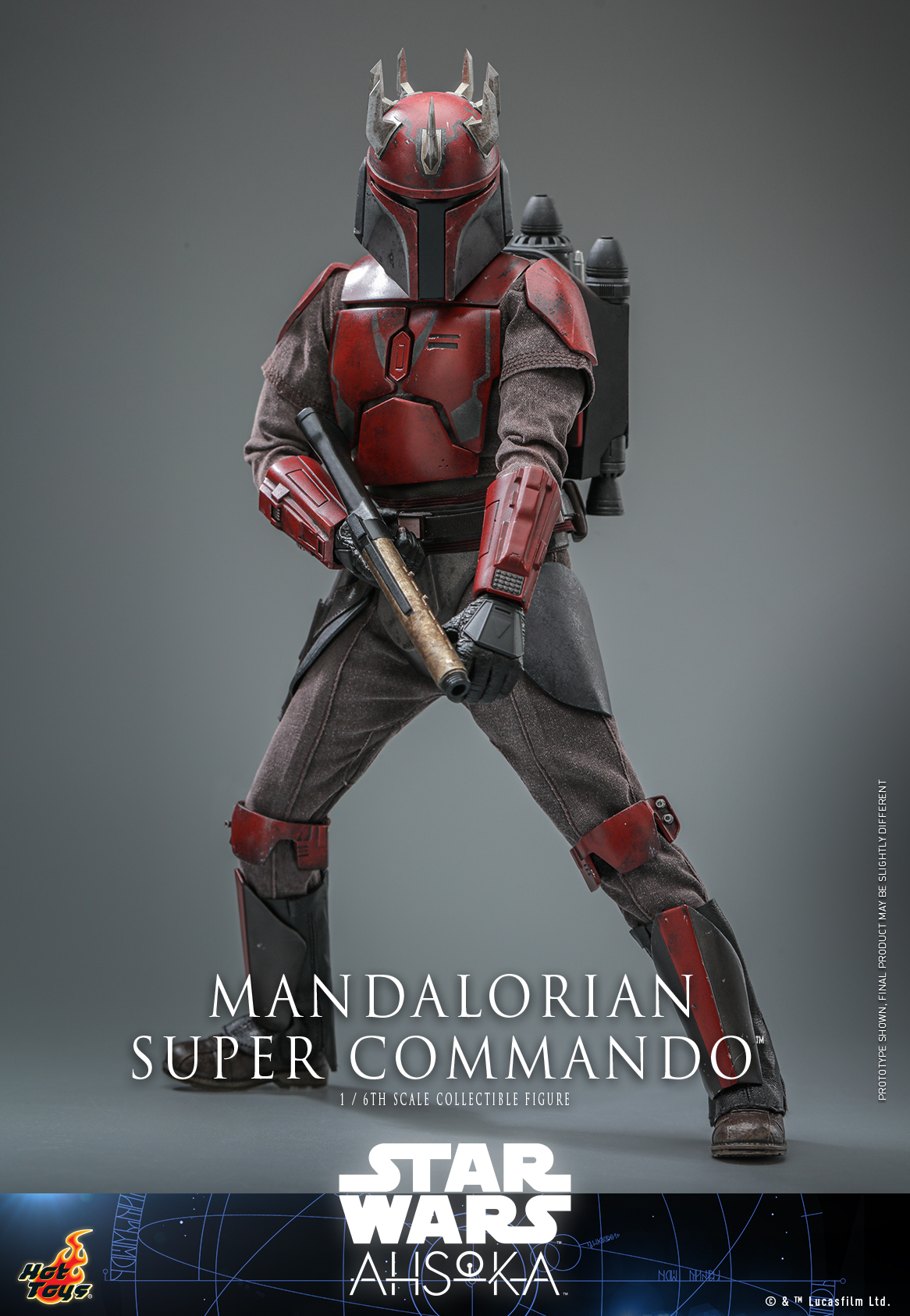 Hot Toys TMS127 1/6 Star Wars: Ahsoka™ - Mandalorian Super Commando™