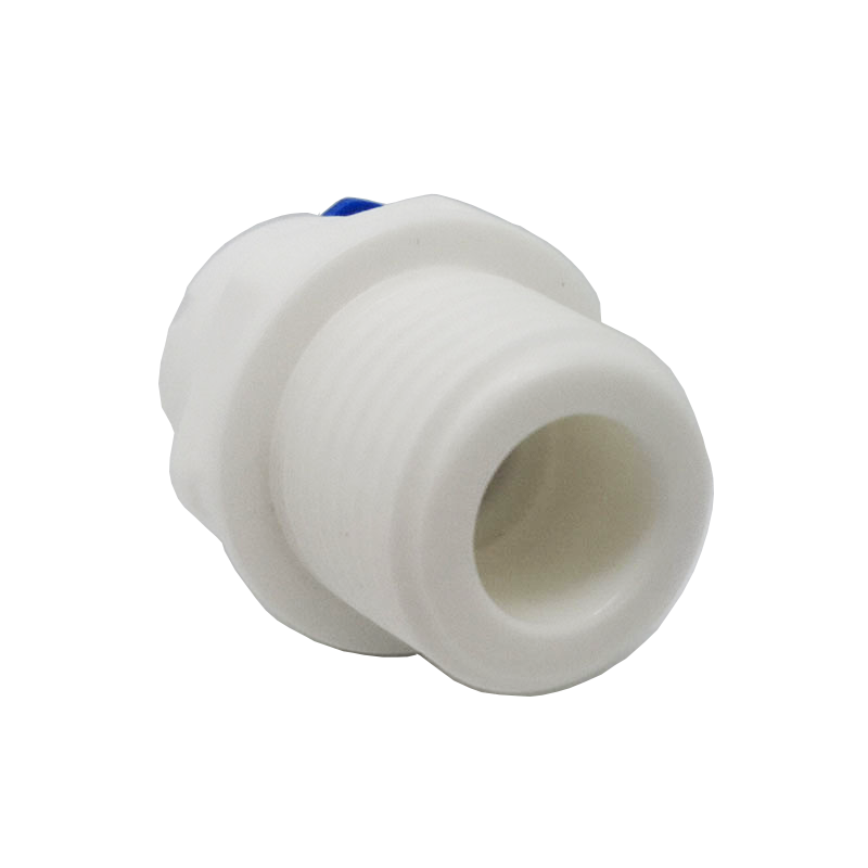 Push-Fit Straight Adapter, Thread BSP 1/2" x Tube O.D. 3/8"