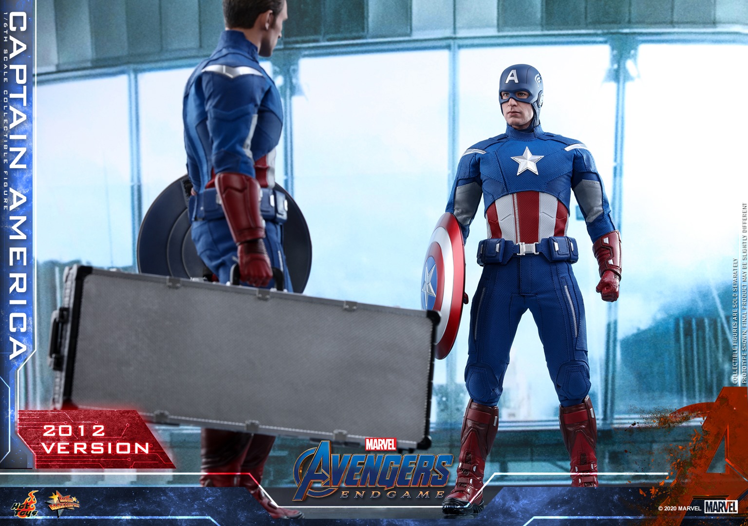 Hot Toys MMS563 Avengers: Endgame - Captain America (2012 Version)