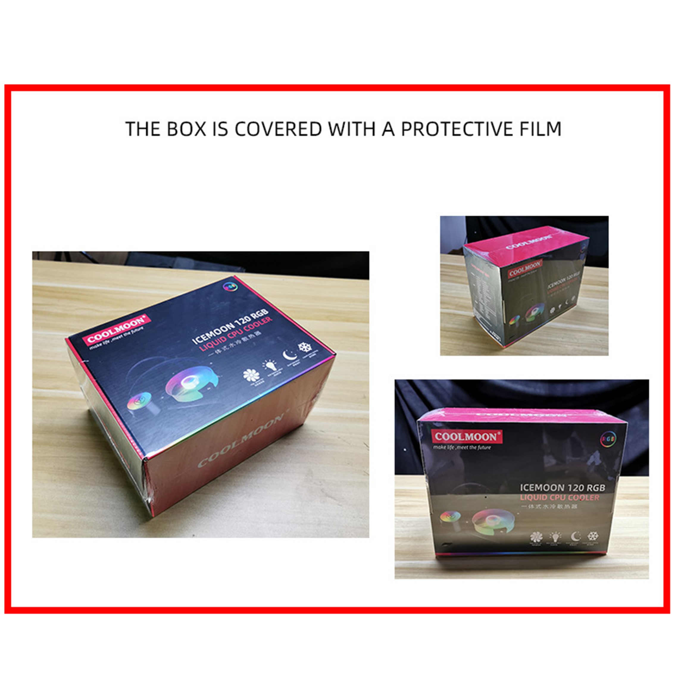 ชุดน้ำระบบปิด1ตอน ไฟRGB ระบายความร้อนCPU, CPU Water Cooling 240 RGB [Coolman120]