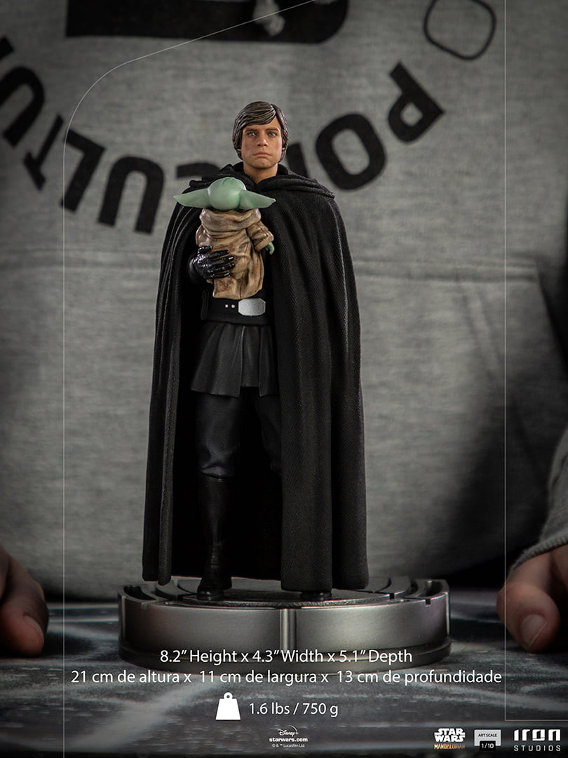 Iron Studios Art Scale 1/10 The Mandalorian - Luke Skywalker and Grogu