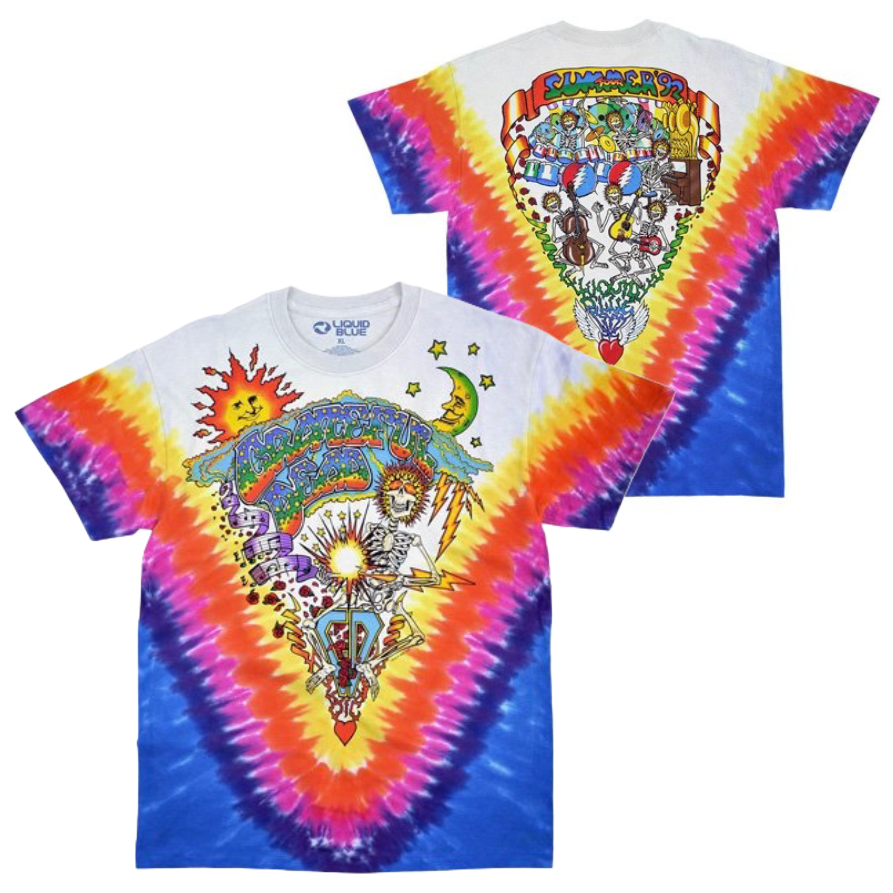 🇺🇸[PREORDER] เสื้อวง GRATEFUL DEAD T-SHIRT รวมลายสุดฮิต ลิขสิทธิ์แท้ LIQUID BLUE จาก USA
