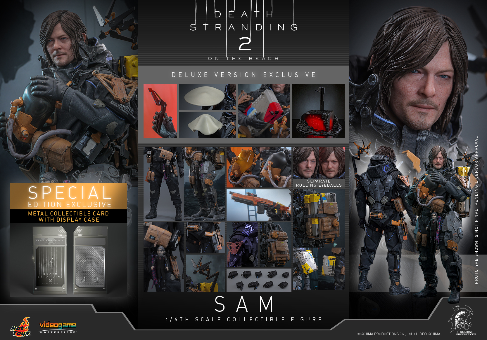 25/08/2568 Hot Toys VGM76 Death Stranding 2: On the Beach - Sam (Deluxe Version)