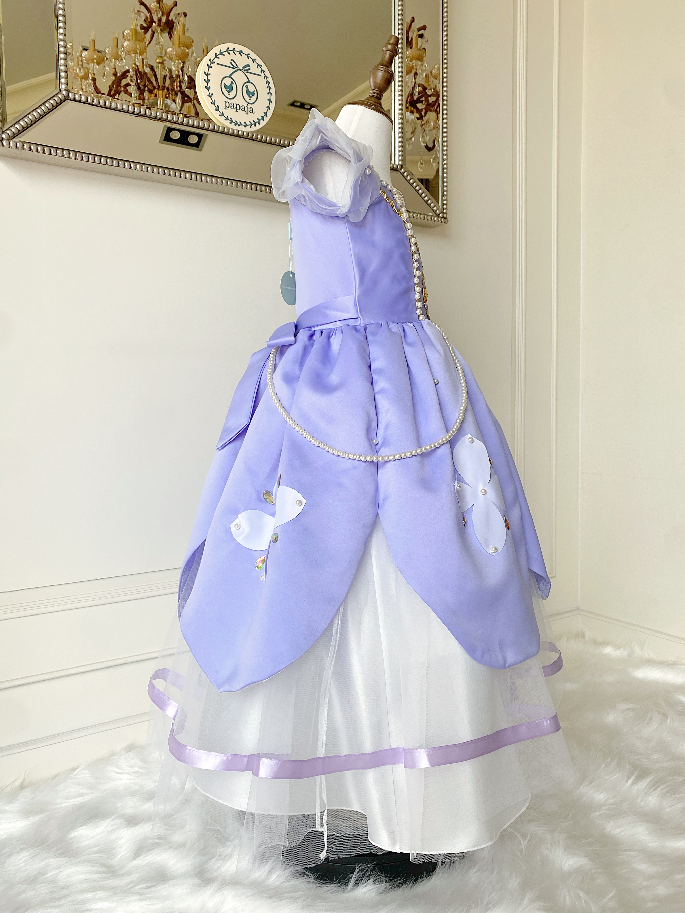 ชุดเจ้าหญิงโซเฟีย ประดับไข่มุก