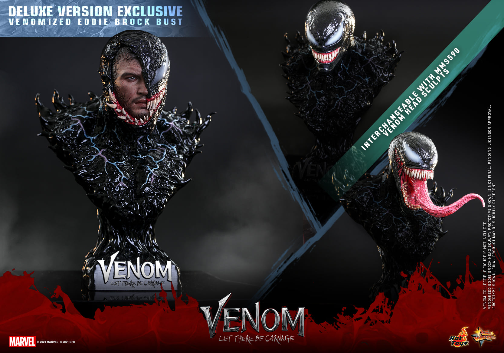 Hot Toys MMS620 1/6 Venom: Let There Be Carnage - Carnage (Deluxe Version)