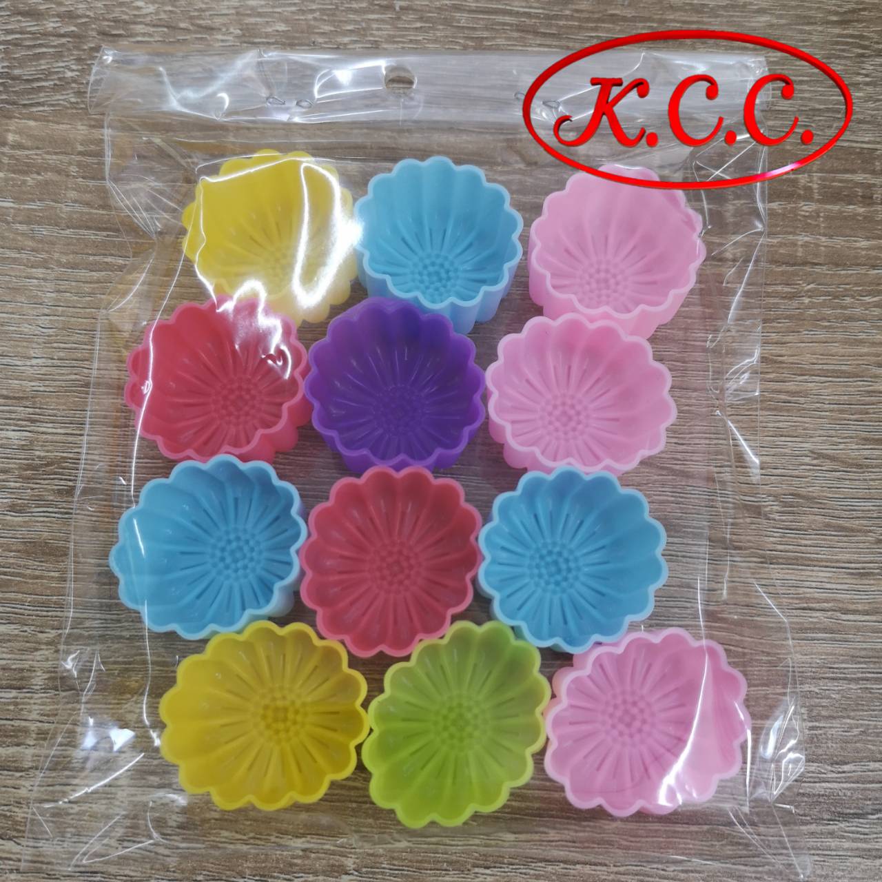 พิมพ์ วุ้น ซิลิโคน ดอกไม้เยอร์บีร่า 3 ซม. (3 cm.) 12 ชิ้น