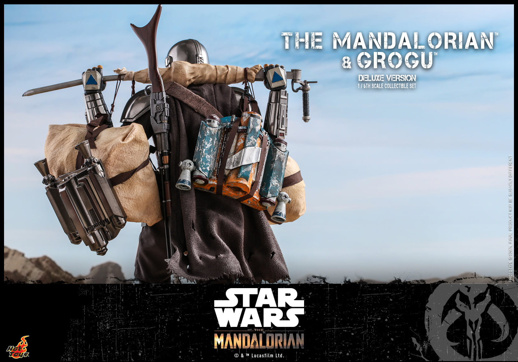 Hot Toys TMS052 1/6 Star Wars: The Mandalorian™ - The Mandalorian™ and Grogu™ (Deluxe Version)